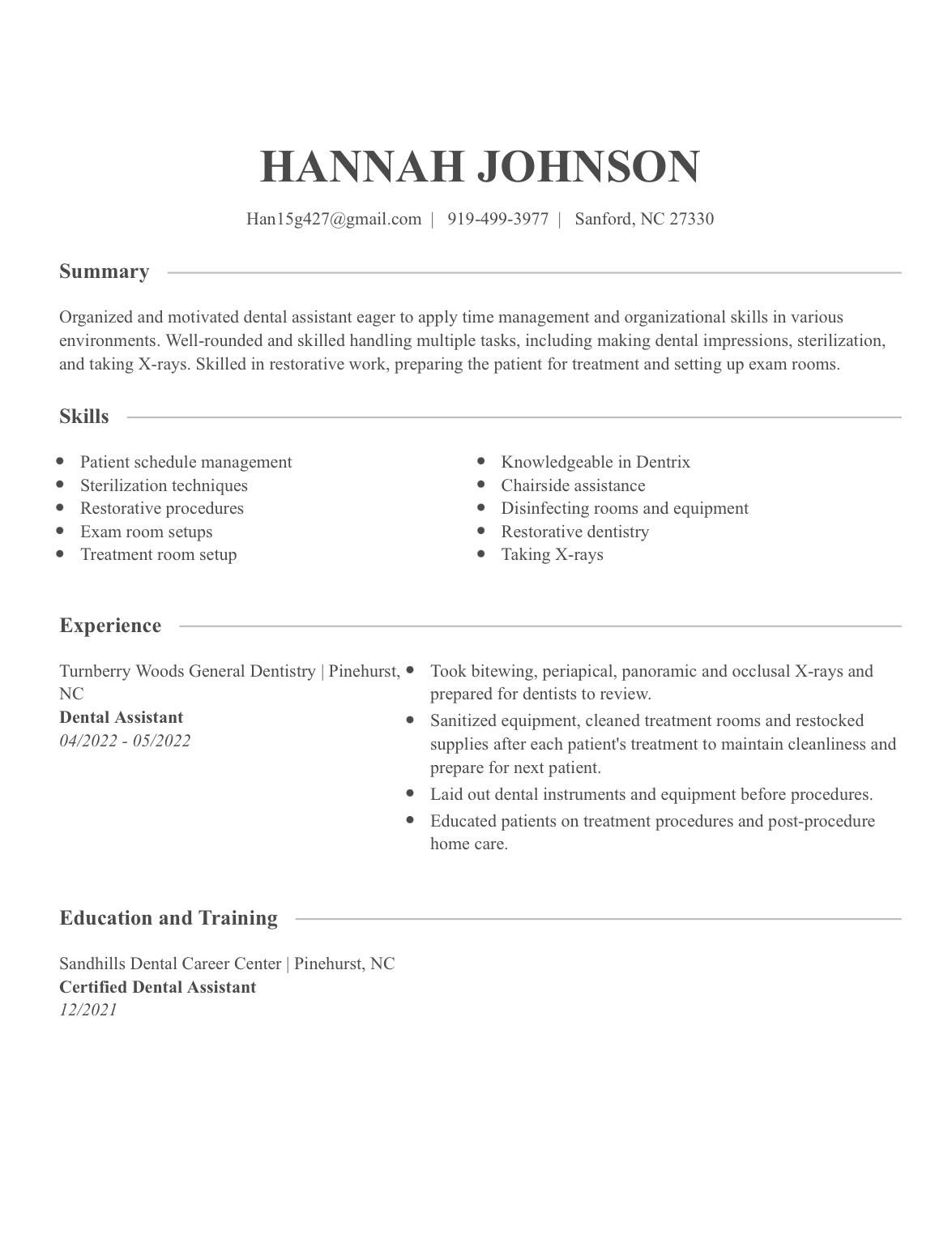 HANNAH JOHNSON