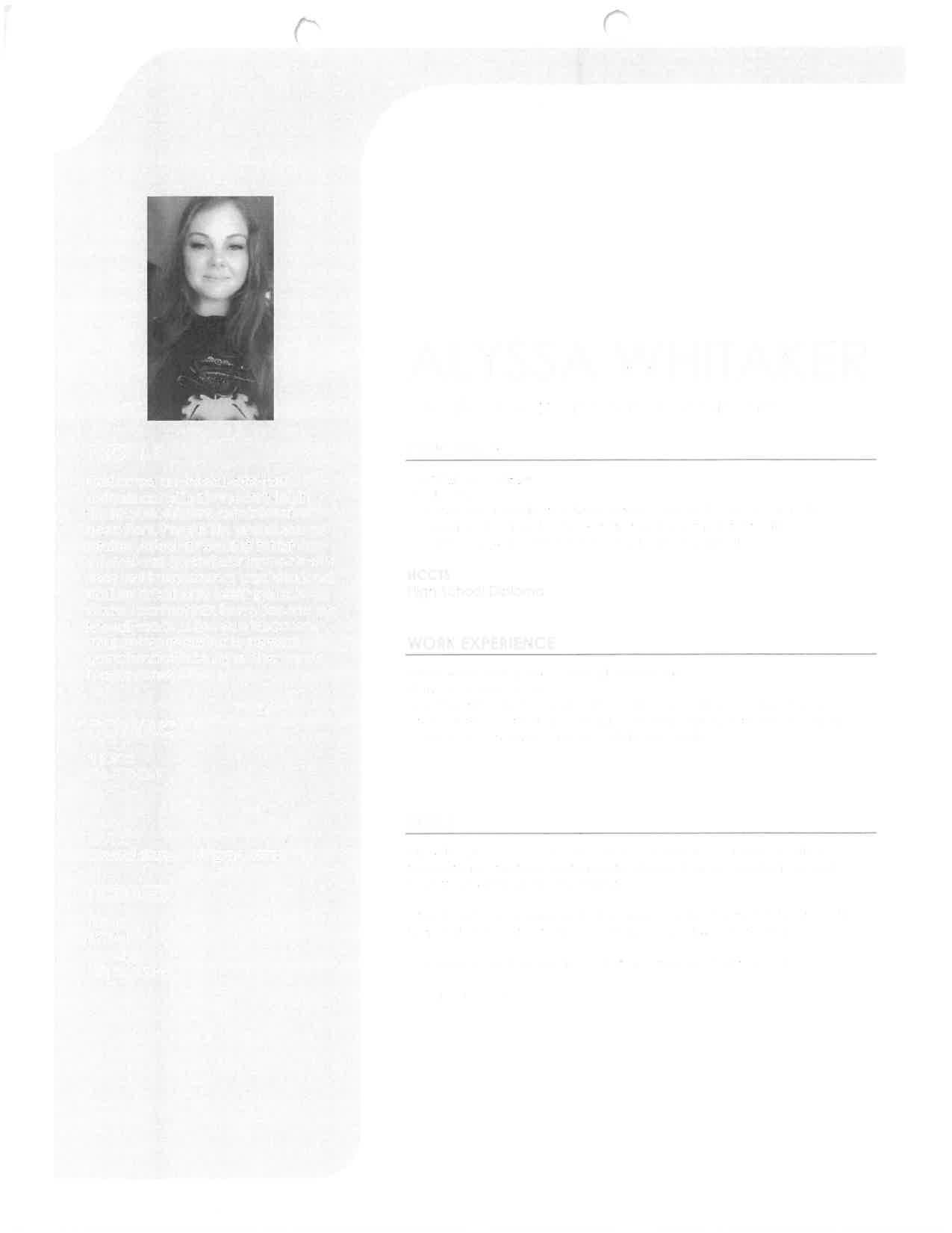 ALYSSA WHITAKER