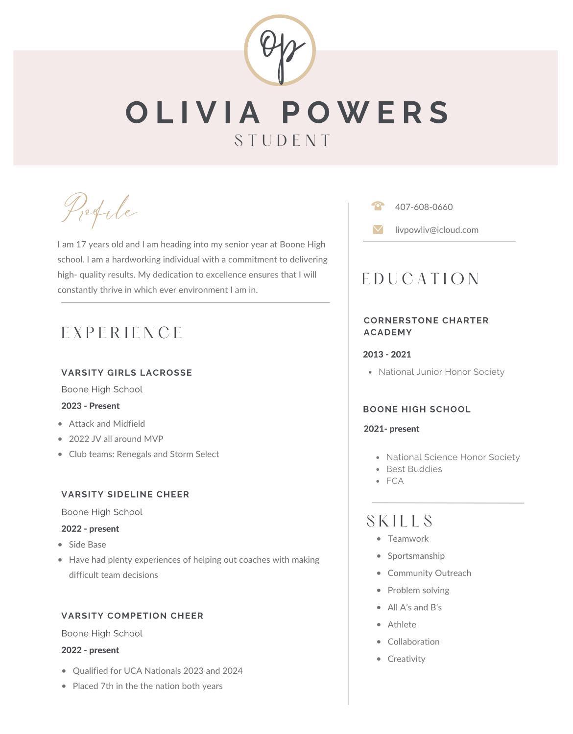 OLIVIA POWERS