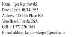 Igor Kerimovski