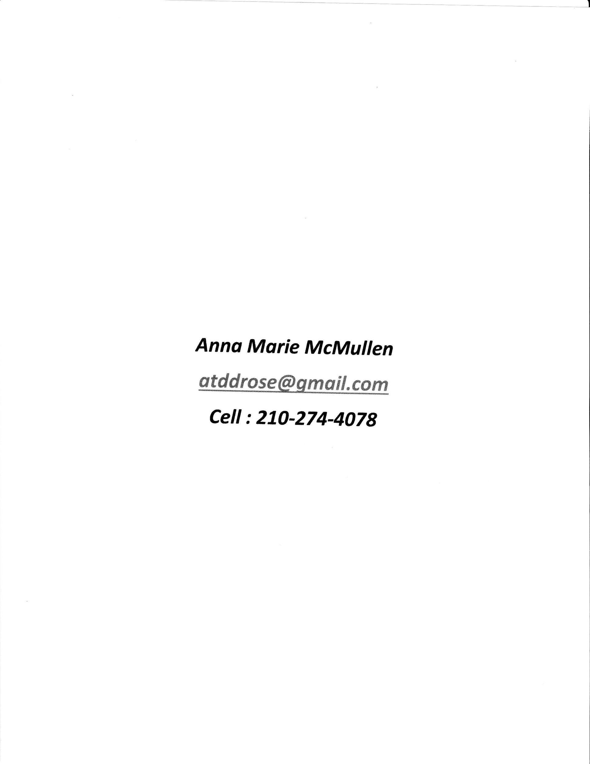 Anna Marie McMullen