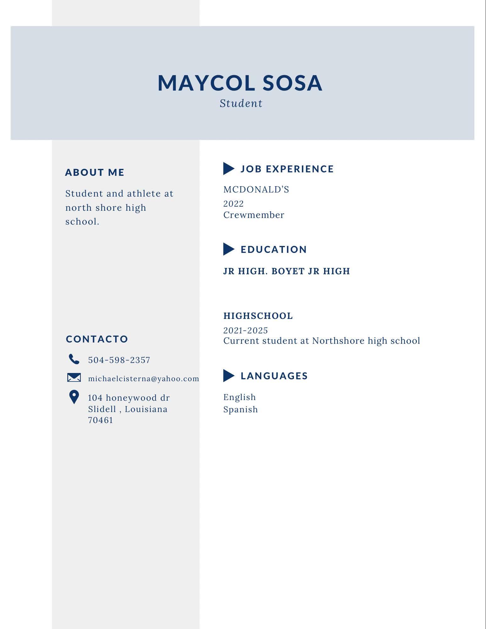 MAYCOL SOSA