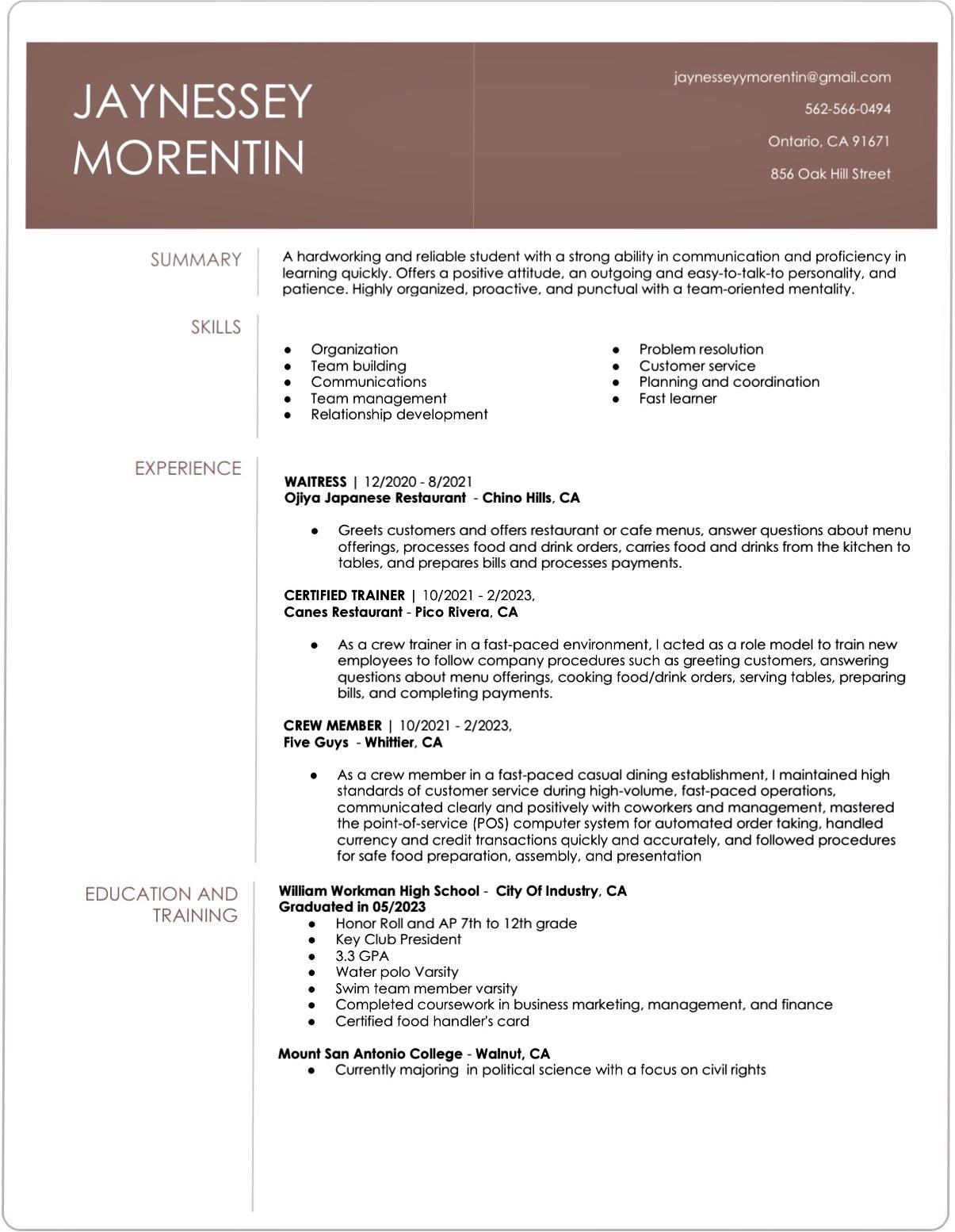 JAYNESSEY MORENTIN