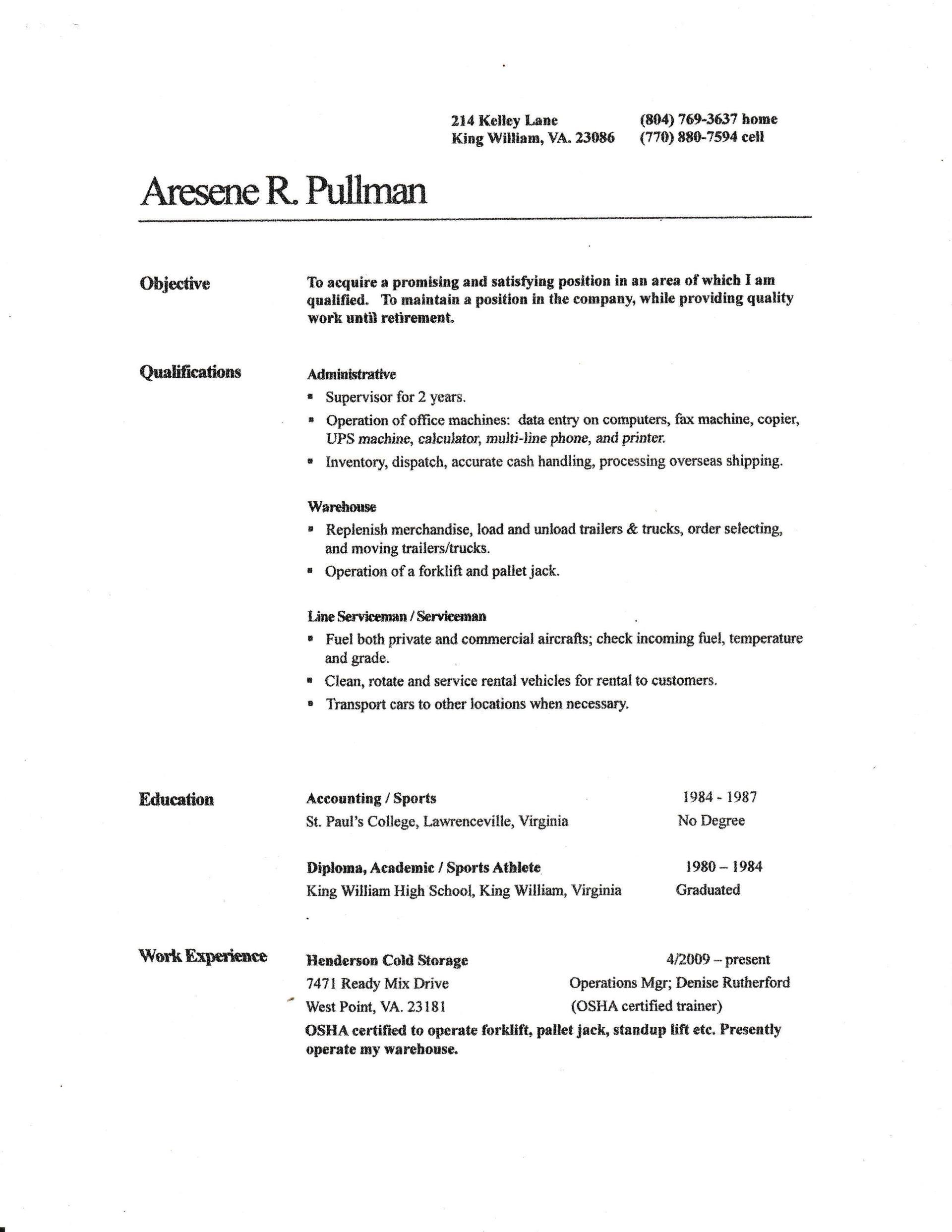 Aresene Randolph Pullman