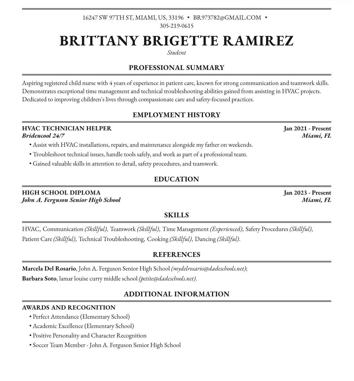 BRITTANY BRIGETTE RAMIREZ