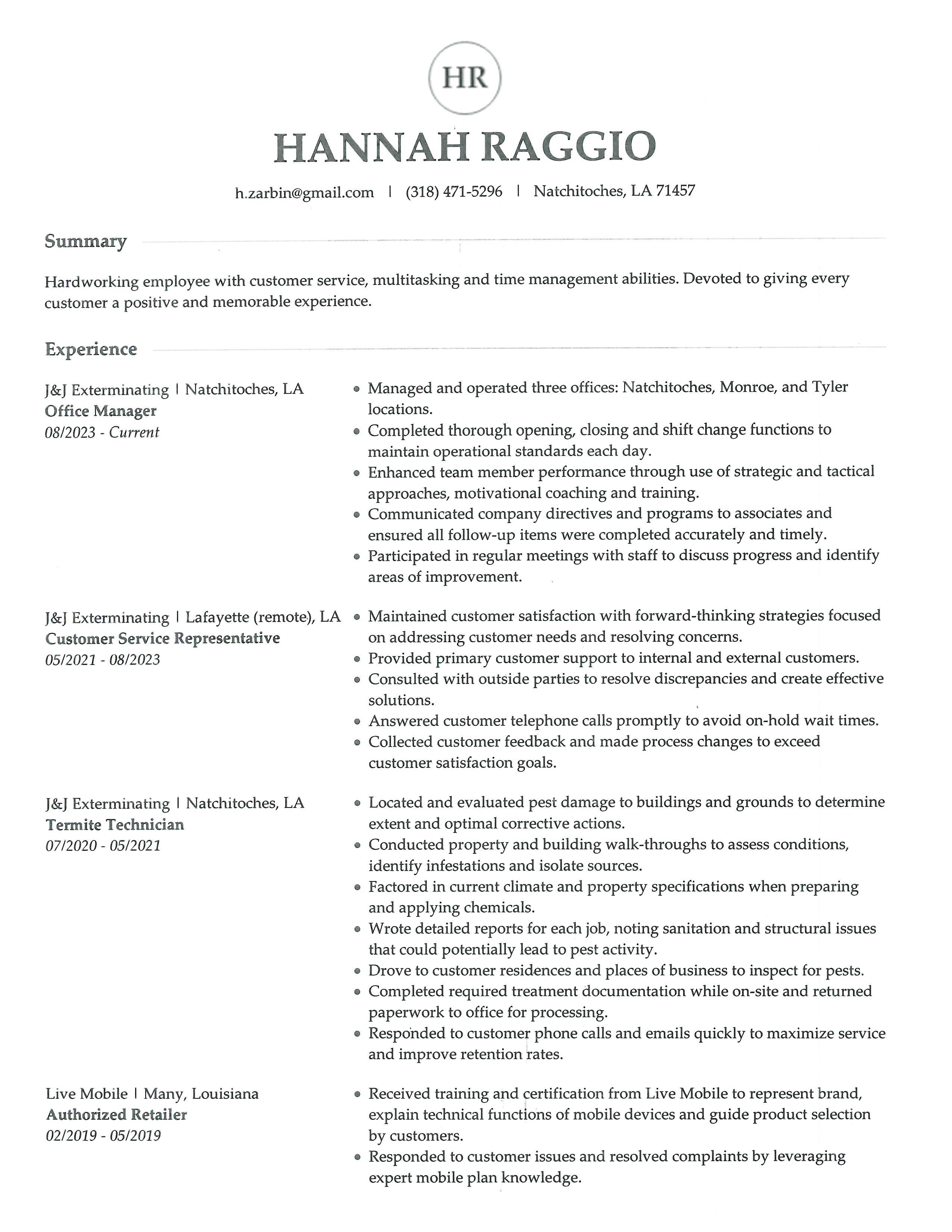 Hannah Raggio