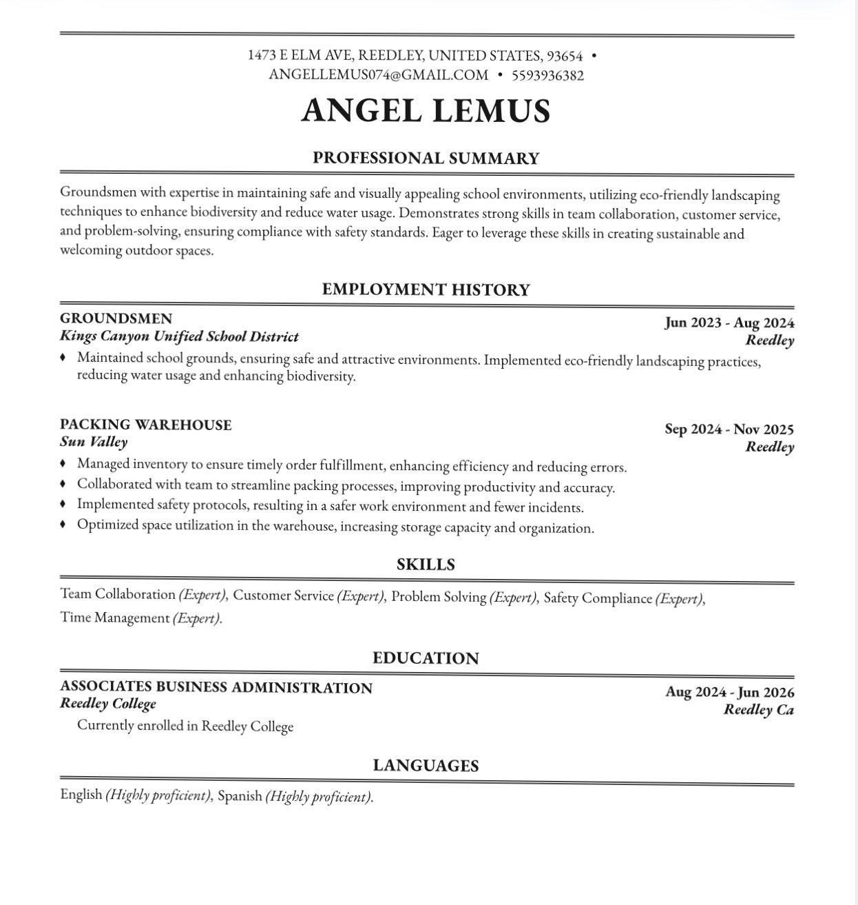 ANGEL LEMUS