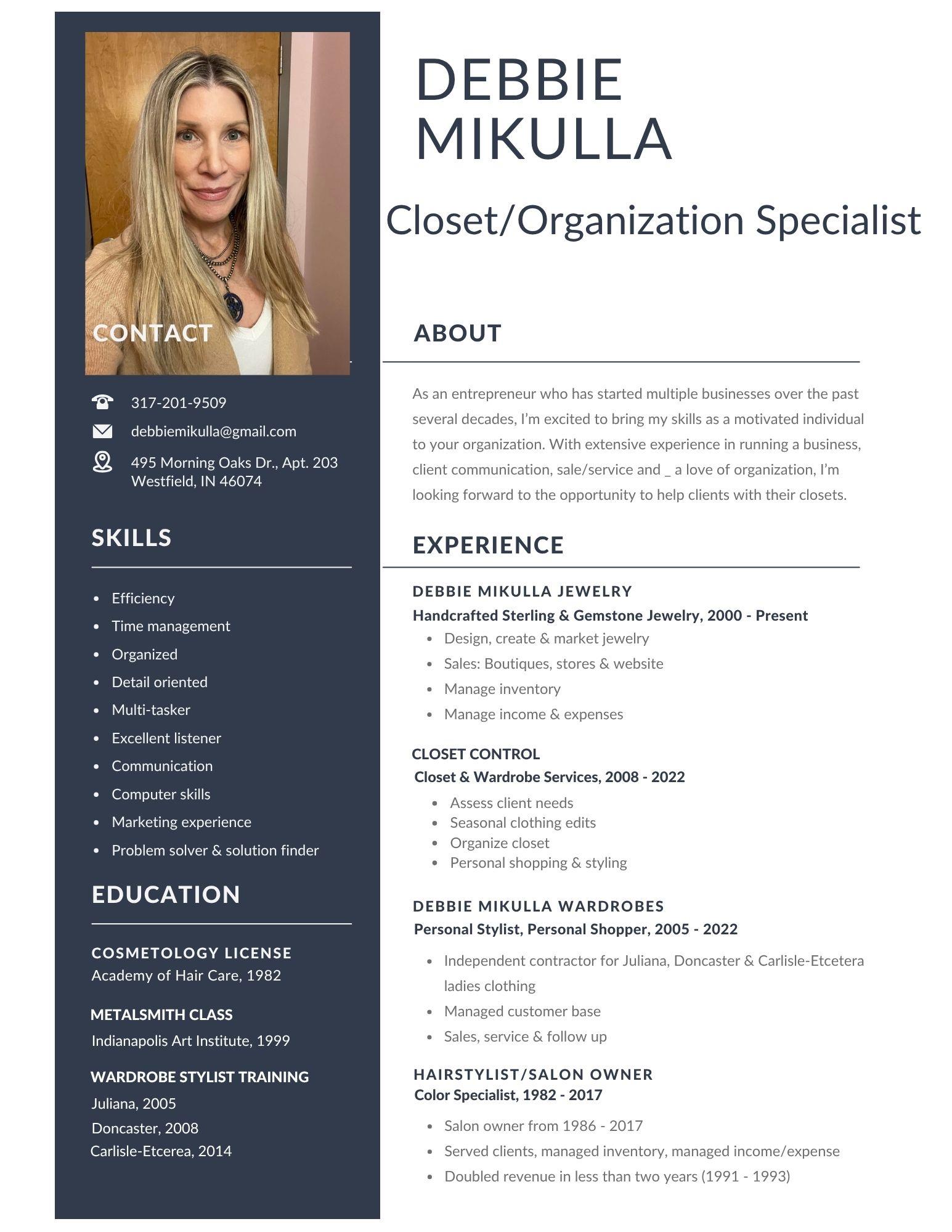 DEBBIE MIKULLA