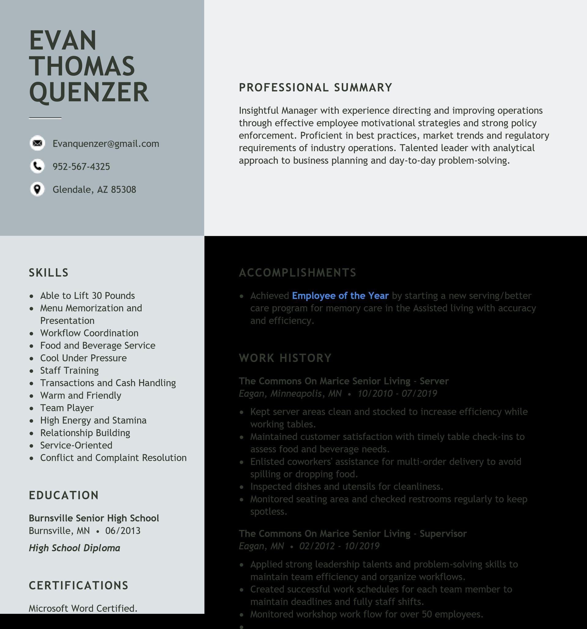 Evan Quenzer